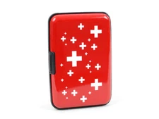 Cross Aluminum Wallet Credit Card Holder With RFID Protection