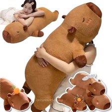 60-100cm Capybara Plush Doll Giant Pillow Toy Kawaii Soft Stuffed Cute Gift UK