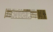 1991 ALICE COOPER JUDAS PRIEST CONCERT TICKET WORLD CHICAGO GOOD CONDITION RARE