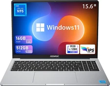 ACEMAGIC 15.6" Laptop Sliver Intel 12th Alder Lake N95 16GB RAM 512GB NOTEBOOK