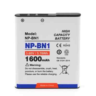 Replacement NP-BN1 Battery for Sony Cyber-shot Digital Cameras