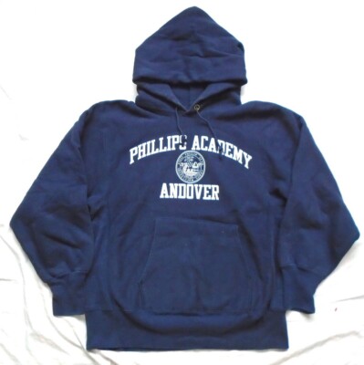 RARE! EYELESS Vintage 80s Champion Reverse Weave Warmup Phillips Academy  Hoodie