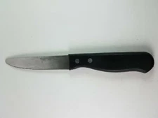 Vollrath 48144 Steak Knife 5-Inch Stainless Blade Black Handle 10-Inch Overall