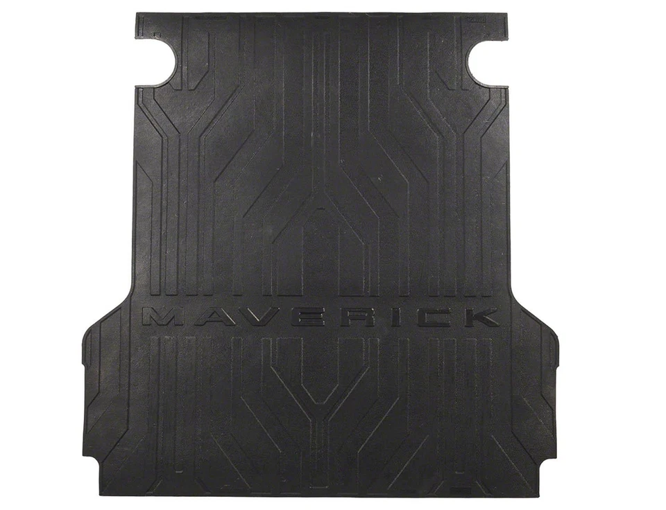 Ford Maverick® 2022-2025 Black Truck Bed Mat Heavy Duty Reinforced Rubber Foto 3 de 4