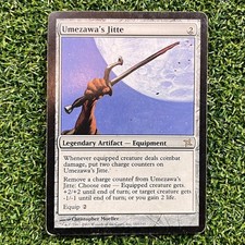 MTG Umezawa's Jitte Betrayers of Kamigawa BOK 163/165 Legendary Equipment MP