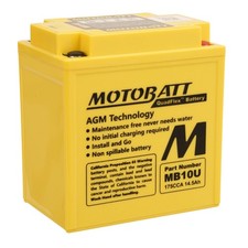 Suzuki GS500E 2009-2012 Motobatt Quadflex AGM 12V Battery High Performance