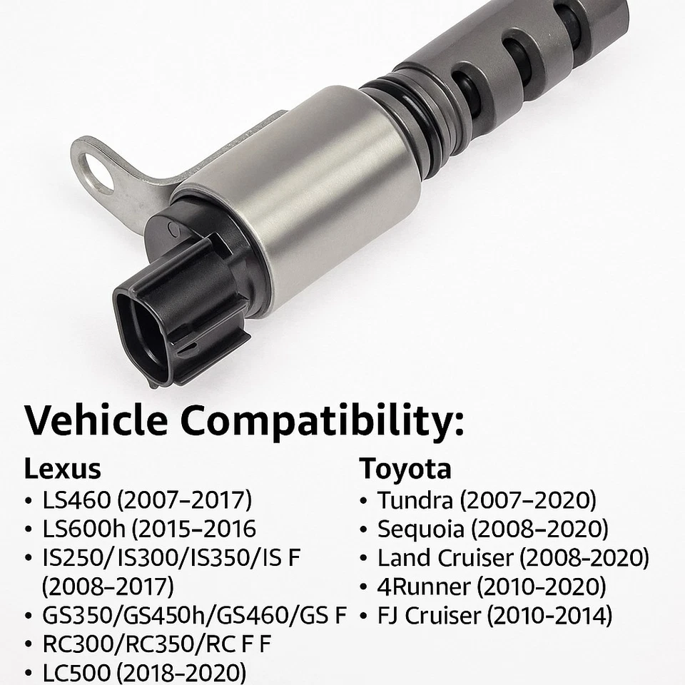 Solenoide Dorman 917-234 VVT para Lexus GS350 IS250 RC350 LS460 2007-2020 Foto 3 de 4