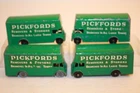 4 Vintage 1960's Matchbox Lesney Guy Pickfords Removal Vans #46 ALL DOORS WORK