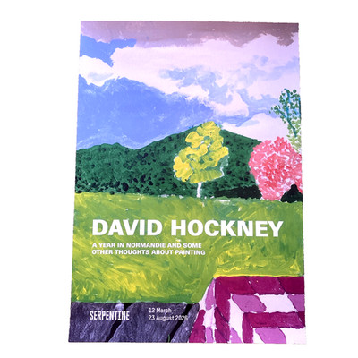 David Hockney Normandie Gemälde Serpentine Gallery Poster