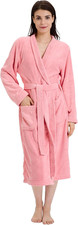 Towel Robe for Women Soft Absorbent Kimono Bathrobe, Quick-Dry Spa Shower Ho