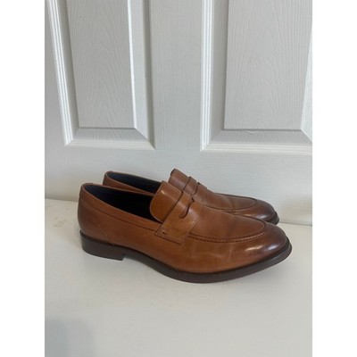 Cole Haan Mens Grand 360 Warner Penny Loafers Tan Leather  display picture 1