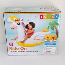 Intex Inflatable Enchanted Unicorn Ride-On Pool Float 57561EP NEW IN SEALED BOX