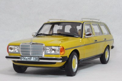 らびす 　NOREV Mercedes-Benz 200 T 1/18 Top Mint Norev Mercedes Benz 200T S123 Wagon 1982 Yellow 1