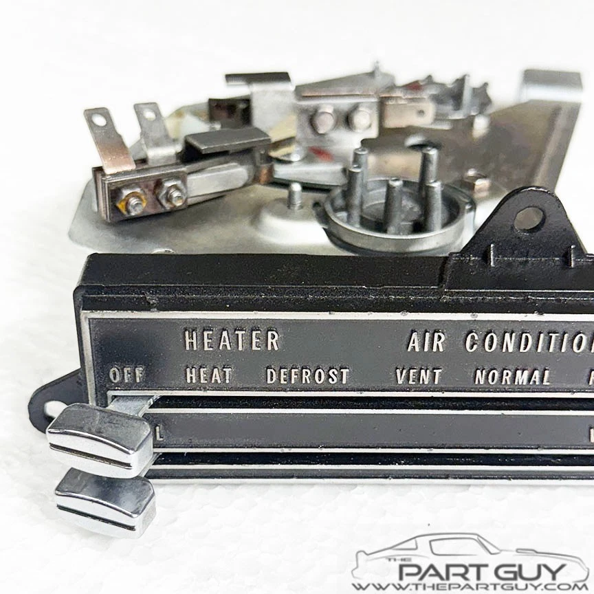 Control de calefacción de aire acondicionado RBLT 69 OLDS CUTLASS Oldsmobile aire acondicionado temperatura 442 1969 Foto 3 de 4