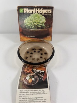 Vintage Corning Plant Helper 5 in. Saucer New in Package MCM Rare