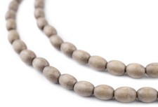 Brown Oval Natural Wood Beads 9x6mm 16 Inch Strand