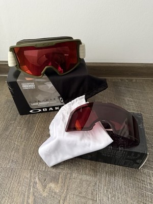 Oakley Line Miner Youth Skibrille khaki + weiteres Glas, Tasche, OVP