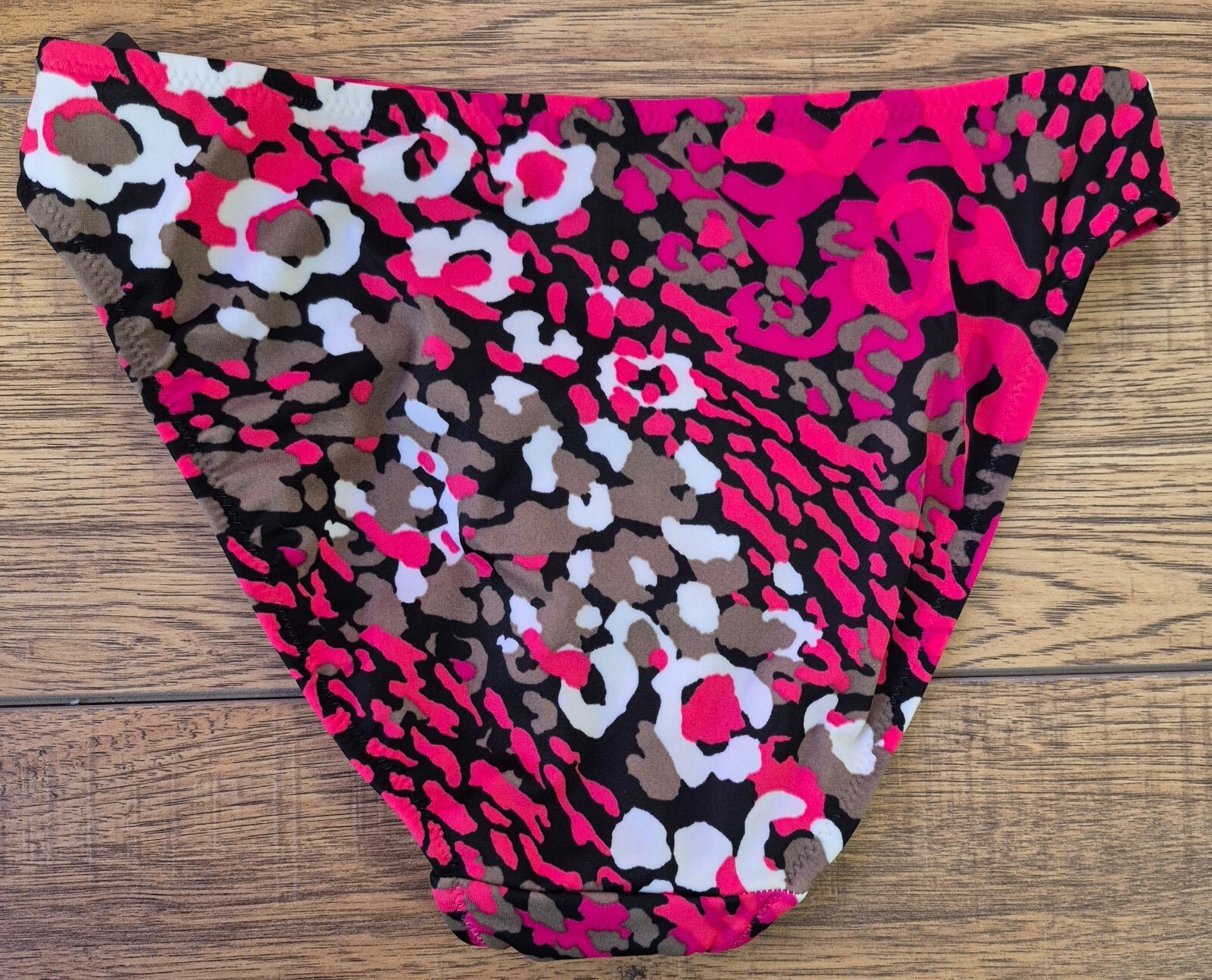 Fantasie 'Puerto Rico' High Leg Bikini Bottoms Red/Mixed UK XS NWT image 3