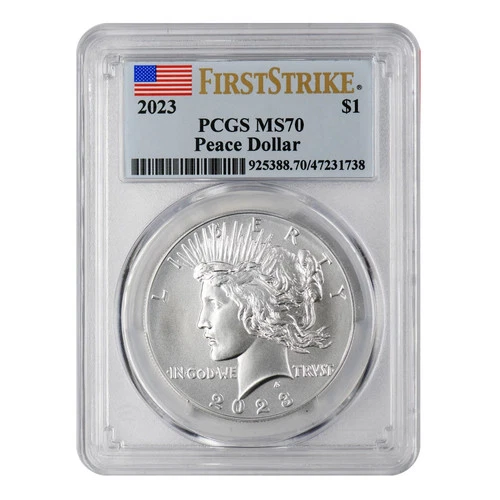 2023 Peace Dollar PCGS MS-70 First Strike