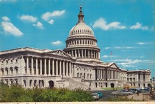 13707 Cartolina Washington (USA) Il Campidoglio e Auto NV