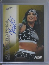 2025 Skybox Metal Universe AEW All Elite Wrestling Kris Statlander Auto 0o7a