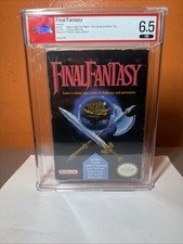 Final Fantasy NES PSA 6.5 CIB Graded Nintendo Square Enix RPG 1990 First Print