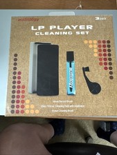 Record Cleaning Kit. Velvet Brush, Fluid, Stylus Brush. New Sealed