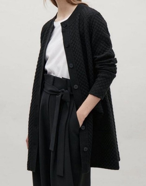 Women COS Cardigan Black M