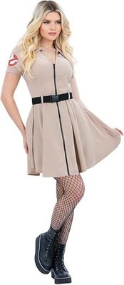 ghostbusters fancy dress ladies Official Costume Halloween Dress 25/10