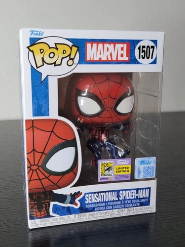 🔥Funko Pop! Marvel: Sensational Spider-Man #1507 SDCC 2025 Convention Sticker🔥