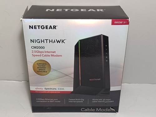Netgear CM2000 Nighthawk 2.5Gbps Ultra-High Speed DOCSIS 3.1 Cable ...
