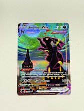 Fai da te Umbreon VMax 215/203 Pokemon Cieli in Evoluzione Moonbreon Holo non testurizzato