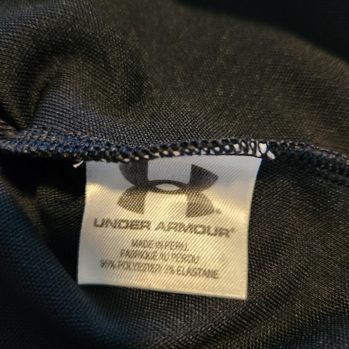 Under Armour Polo Golf Nera con Accenti Grigi Poliestere Uomo Large - Foto 7 di 10