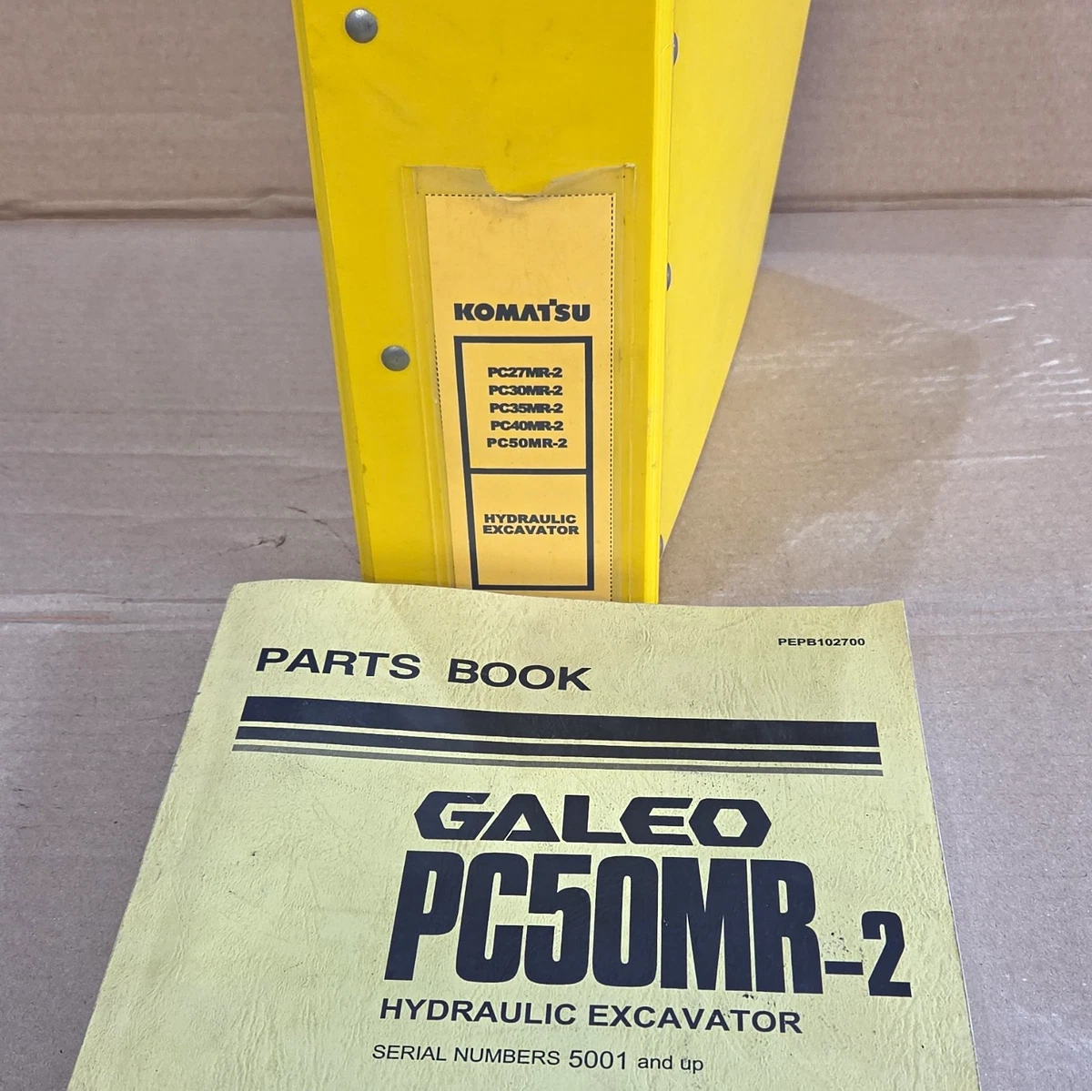 25+ Heavy Equipment Manuals & Books for Komatsu Excavator for sale