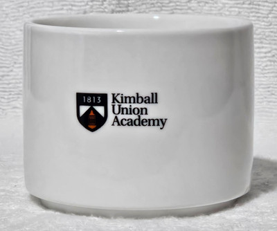 KIMBALL UNION ACADEMY SOUP CUP PORCELAIN 