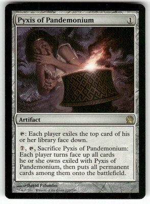Pyxis of Pandemonium 220 Rare Theros Magic: The Gathering Near Mint