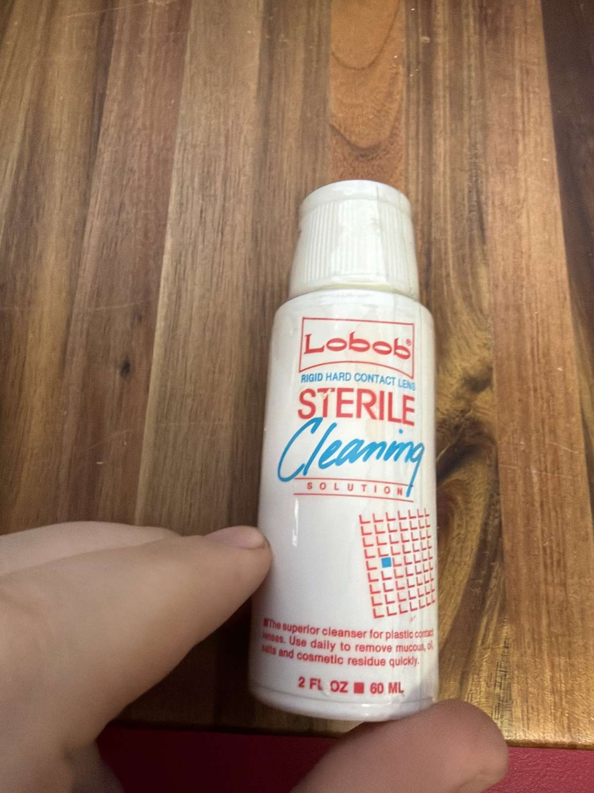 Lobob Sterile Cleaning Solution 2 fl oz Rigid Hard Contact L