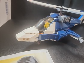 Preowned LEGO CREATOR 31039 Blue Power Jet - NO BOX - 95% COMPLETE 
