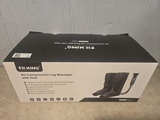 Fit King FT-057A Gray Black Air Compression Leg Massager With Heat