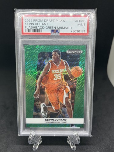 Kevin Durant [Green Shimmer] #32 2022 Panini Prizm Draft Picks card