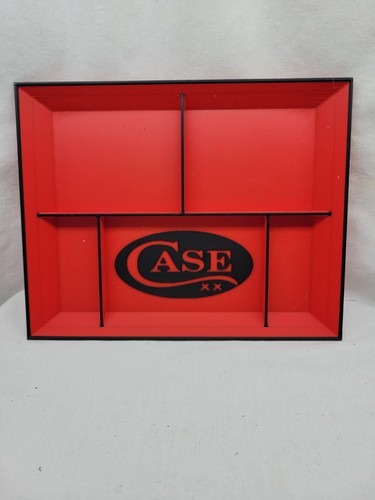 Case XX Parts Tray Accessory Red Black Dividers appears home made craft tray???