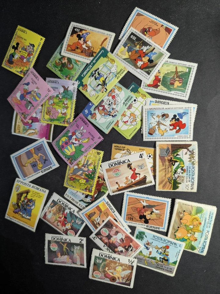 ¡Gran cantidad de estampillas de Disney! - Muchos juegos - Muchos diferentes - Hojas - 85 fotos Foto 2 de 4