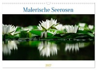 "Calendar 2027 · US Version · Picturesque Water Lilies (Wall Calendar 2027 17\" ×"