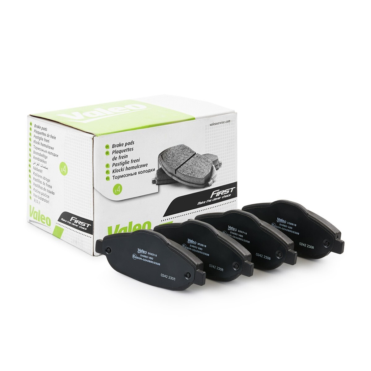 Plaquettes de frein avant Valeo 302215 pour Peugeot 308 et 3008