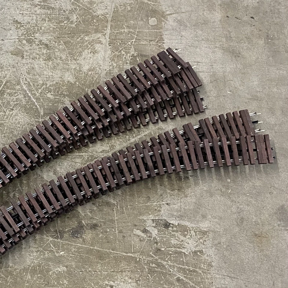 O Gauge Phantom Tinplate Curved 36” Long Sectional Track 8pc EX - Image 3 of 4