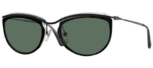 Persol Sunglasses 3082 S Matte Black 1004/31 Green Lens New  display picture 1