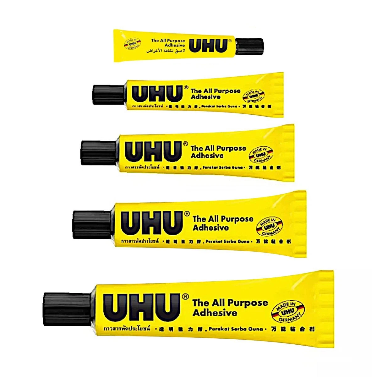 UHU ALL PURPOSE ADHESIVE GLUE 20ML / 35ML / 60 ML / 125 ML STRONG CLEAR