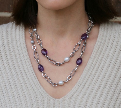 Authentic David Yurman Sterling Silver 