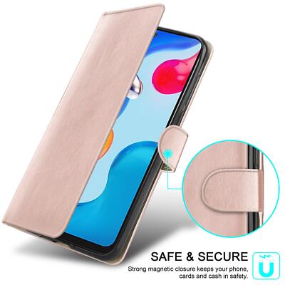 PIXFAB Carbon Fiber Case + Tempered Glass Screen Protector For Xiaomi Poco M4 Pro 4G
