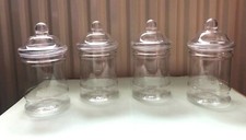 **SALE**L@@K**  EMPTY PLASTIC VICTORIAN SWEET JARS ( 380ml)  WITH SCREW LIDS,NEW